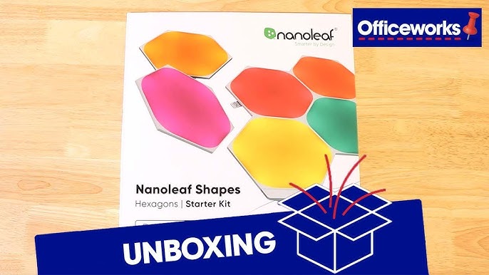 Nanoleaf Shapes Triangles Starter Kit 9 Pack Unboxing - YouTube