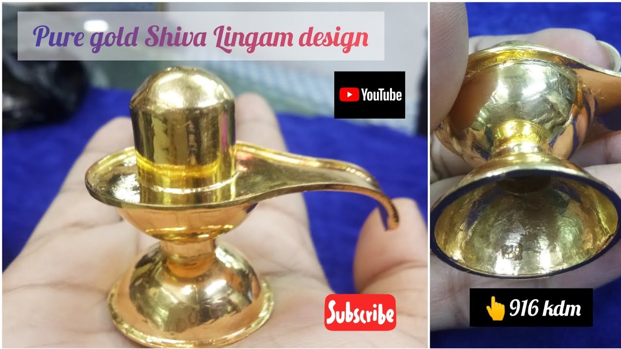 Shivling Locket in Pure Gold - 4.5 gms - Rudra Centre