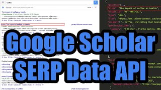 NoCode Google Scholar API Data Scraping with SerpApi