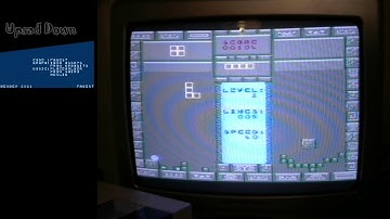 Upsad Down - NES Homebrew (in dev), shootage from real NES