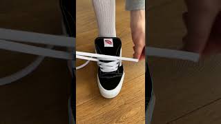 how to lace vanz knu skool #vanz #shoecollection #sneakercollection #howto #lace #cr7 #ytshort