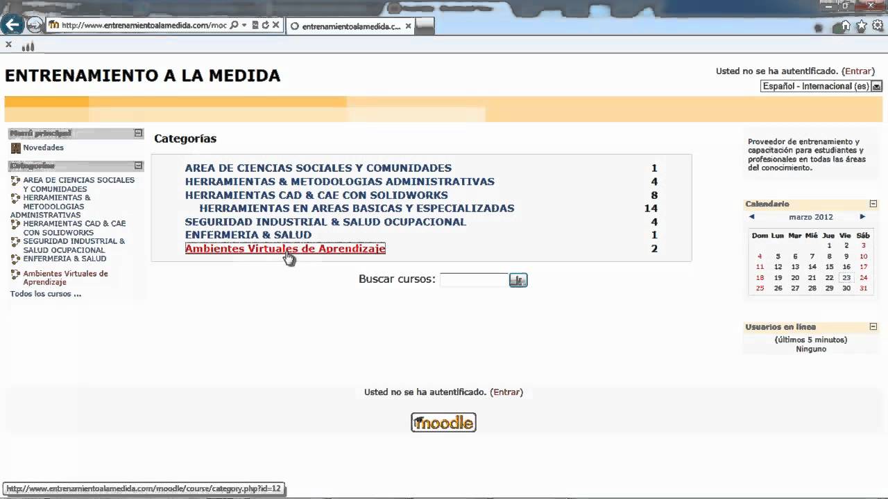 Plataforma Moodle - Inicio de sesión video editing software free
