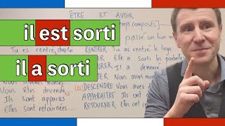 VERBES 🇫🇷 qui se conjuguent avec être et avoir : verbes à deux auxiliaires (niveau B1/B2)