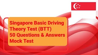 Singapore Basic Driving Theory Test (BTT): Mock Examination #4 - 50 Questions & Answers screenshot 5