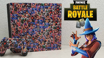 Customize Your PS4 Pro With Fortnite Hydro Dipping Watertransfer Printing