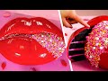 Giant lips cake  more valentines day treats  how to cake it step by step