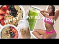 WHAT I EAT IN A DAY TO MAINTAIN MY WEIGHT | easy & quick recipes | Acai bowl + Iced coffee recipes