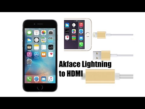 Akface Lightning to HDMI Adapter Cable UNBOXING