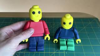 Sculpt with me this LEGO mini figures (no voiceover tutorial)