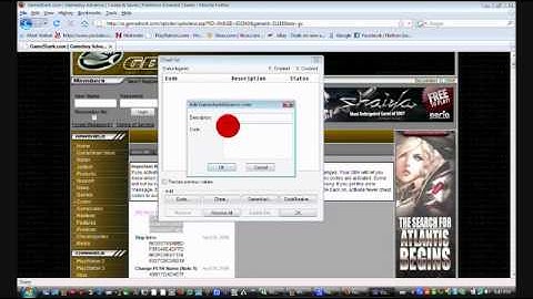 How to add gameshark codes to Pokemon Emerald on Visualboy Advance.