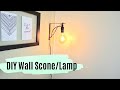 DIY: 3 Easy STEPS Wall Scone | Wall Lamp