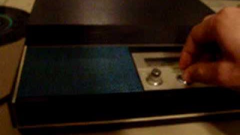 A vintage portable Zenith record player.