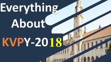 KVPY 2018 all details and Scholarship details