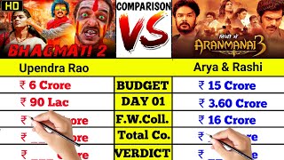 Bhagmathi 2 vs Aranmanai 3 movie box office collection comparison।।