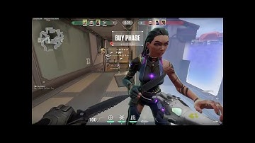 First time playing the new agent Deadlock in Valorant and this in how it went