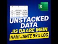 👉 “Excel में Unstacked Data को आसानी से समझें | Employee Data Analysis Made Simple”