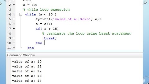 MATLAB Lecture 4 - Loops in matlab