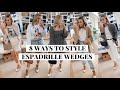 WAYS TO STYLE: ESPADRILLE WEDGES | SPRING OUTFIT IDEAS | Copper Garden