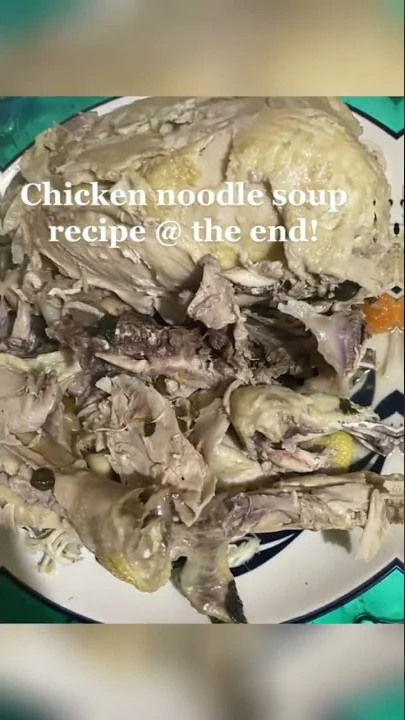 Chicken noodle soup recipe! #coldseason  #remidies...