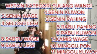 NIGHT 1SURO BE CAREFUL FOR THOSE WHO ARE IN THE WETON BULK CATEGORY