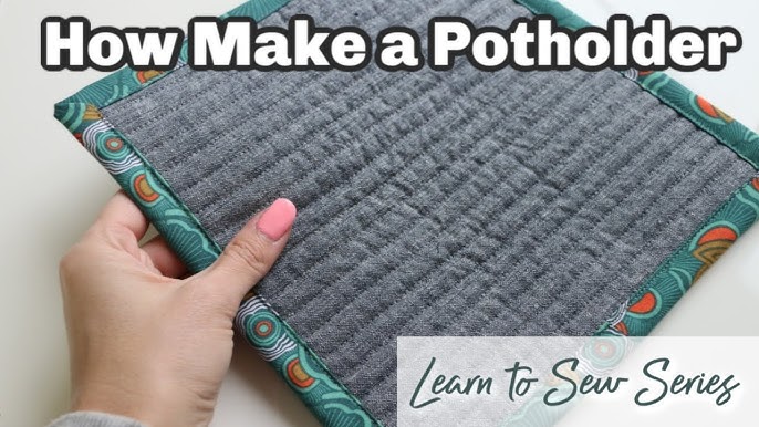 Cute and Easy Potholders to Sew (Video & Pic Tutorial