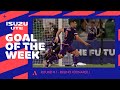 Isuzu ute goal of the week  round 1 winner  bruno fornaroli