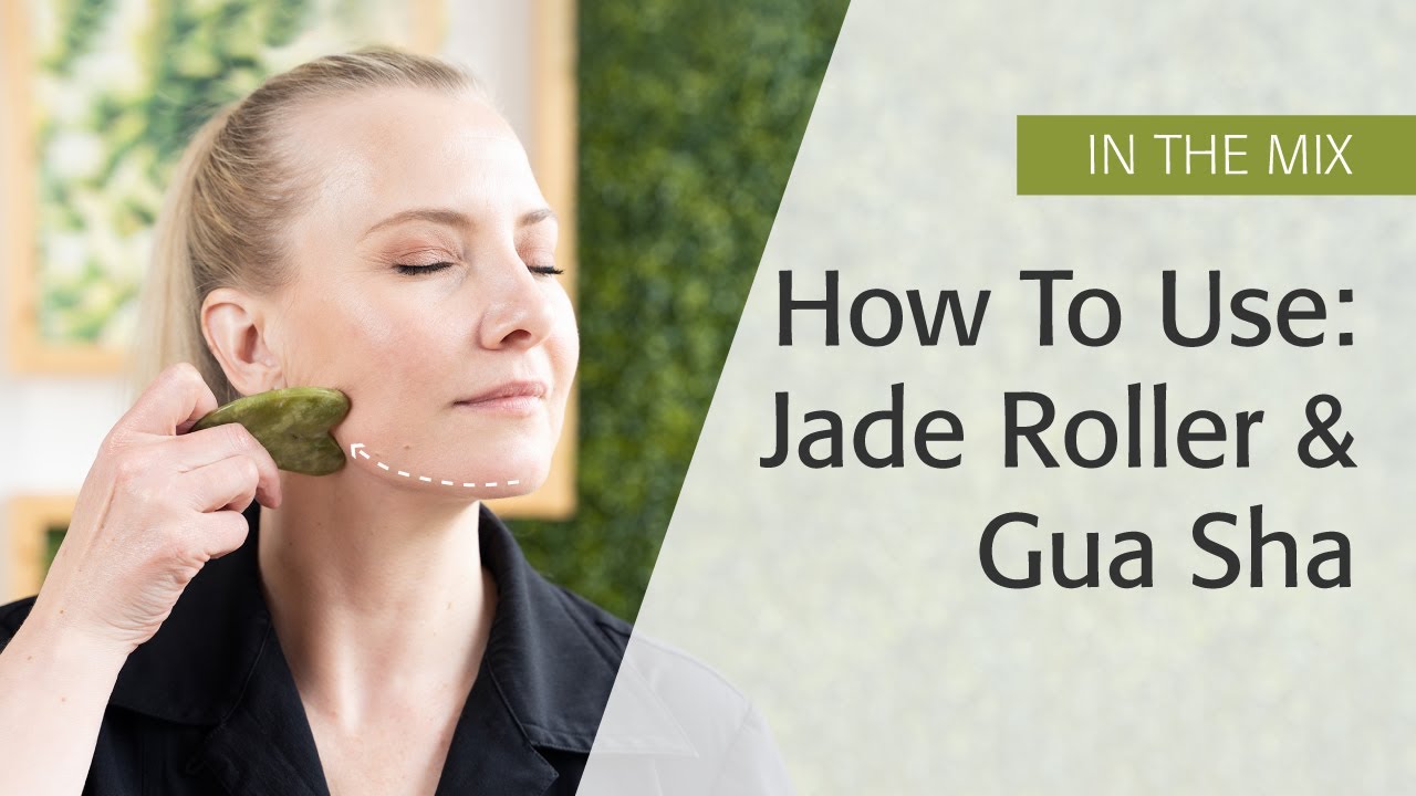Natural Jade Roller Thin Face Massager Lifting Tools Slim Facial Gua Sha  Green Stone Anti-aging Wrinkle Skin Beauty Care Set Box