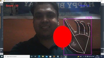 Computer Vision and Pygame Balloon Game