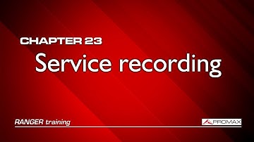 RANGER analyzers tutorial: [23] Service recording