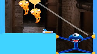 blue monster stretch game android ios level 10 - 16 screenshot 4