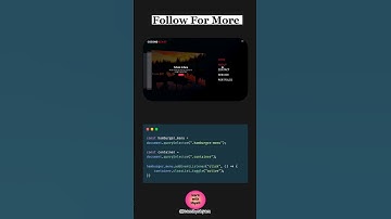 3D Navigation Animation HTML CSS #html #css