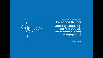 Personas & User Journey Mapping - Webinar Recording