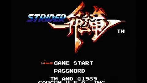 Strider (NES) Music - Title Theme