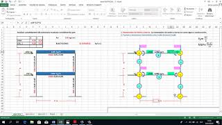 Método Matricial En Pórticos Ejercicio 1 - Parte 1 Excel