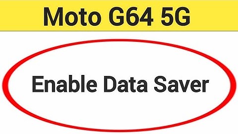 Moto G64 5G me data saver kaise lagaye, How to enable data saver in Moto G64 5G