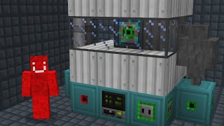 Building the Pressure Poop Injector in Minecraft (relatable)