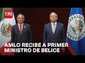 AMLO da la bienvenida a Juan Antonio Briceño, primer ministro de Belice - Paralelo 23