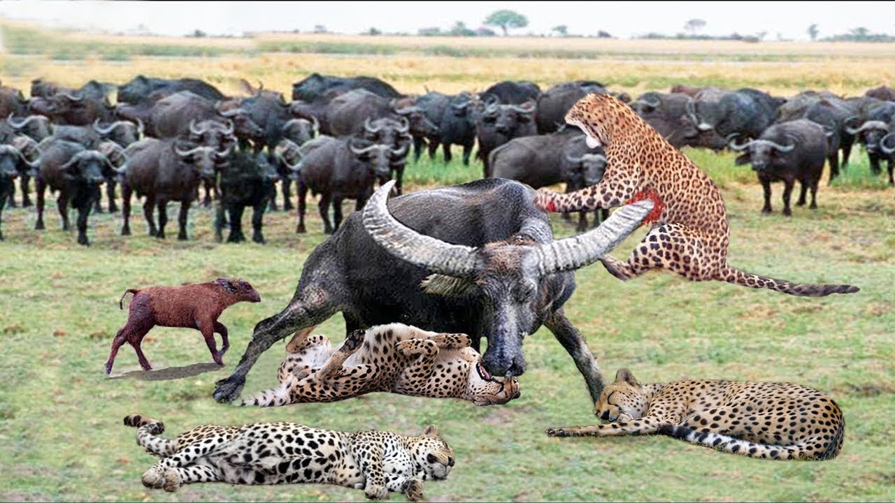 - Insanely To Poor Angry YouTube Zebra, Mother Baby Leopard Save OMG! Buffalo Wildebeest Knock Buffalo▻ Down