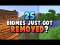 How & Why Did Minecraft Rename or Remove 25 Biomes? 1.18