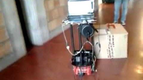 Object tracking and mobile robot navigation using a kinect camera
