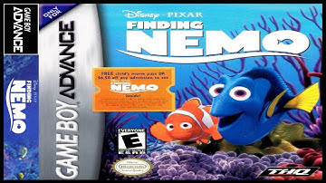 Finding  Nemo - GBA Playthrough #53 【Longplays Land】