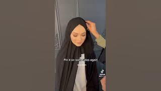 Pleated Hijab Style for Occasions/Brides