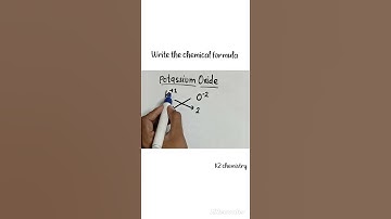 chemical formula of potassium oxide l potassium oxide chemical formula l k2o chemical name l