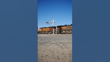 BNSF 7604 WESTBOUND DOUBLE STACKS MP 10.6 CAJON SUB