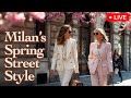 Spring 2024  milan street fashion beautiful outfits and fashion trends that inspire street style