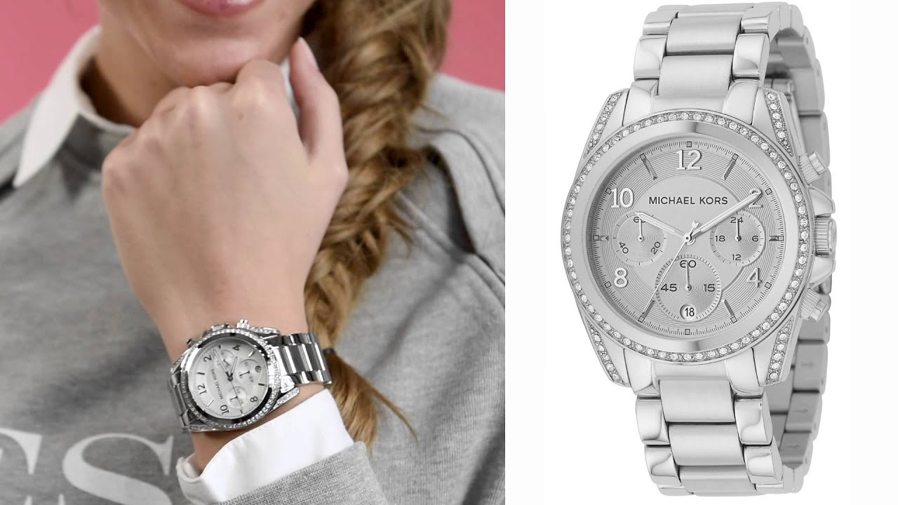 michael kors blair watch silver