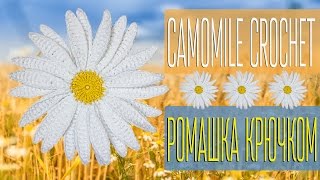 :   . How to crochet a camomile.