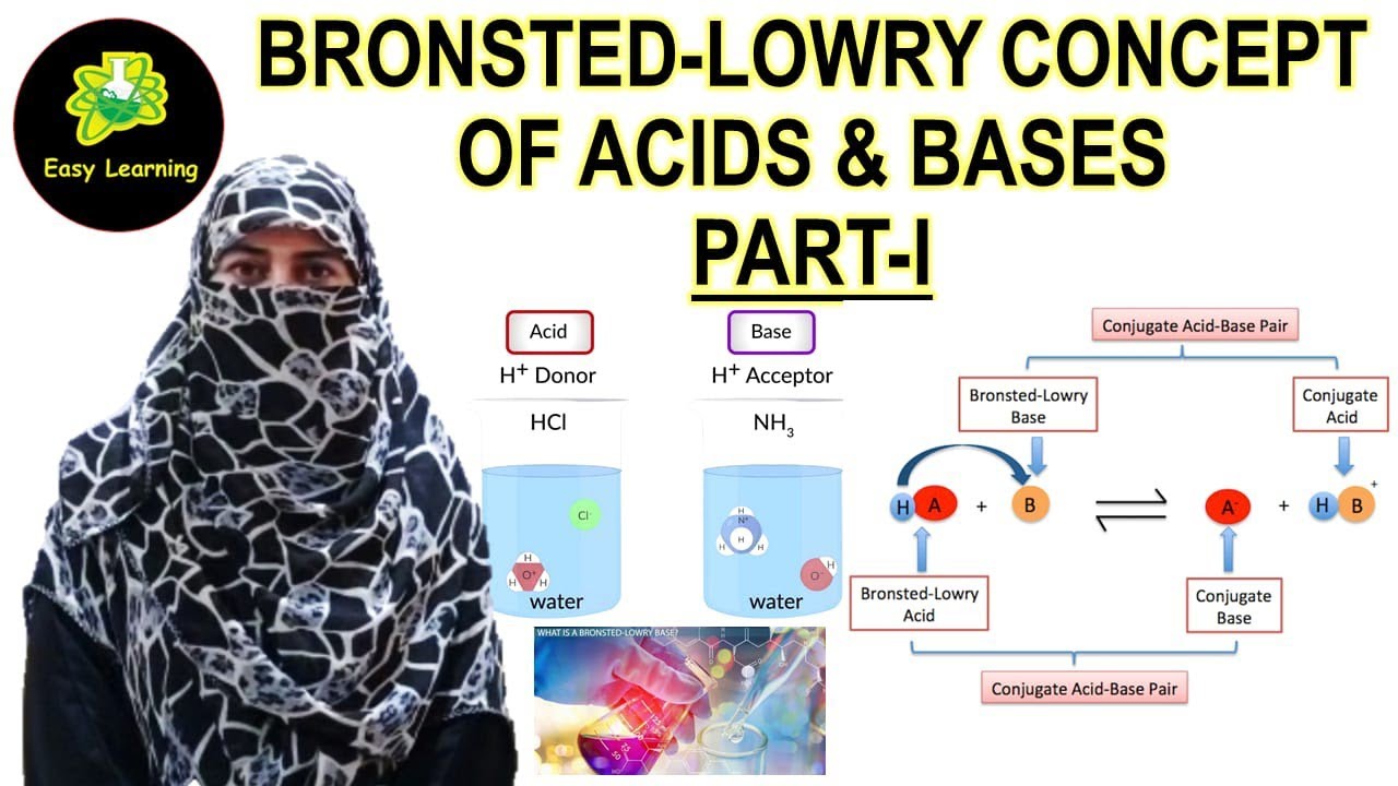 Bronsted-Lowry Concept Of Acids & Bases| Transfer Of Proton| Conjugate Acid & Conjugate Base| PART I