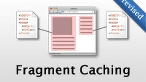 Ruby on Rails - Railscasts PRO #90 Fragment Caching (revised)