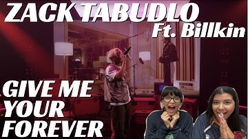 Zack Tabudlo ft. Billkin - Give Me Your Forever (BYE 2021 Performance) REACTION!!!